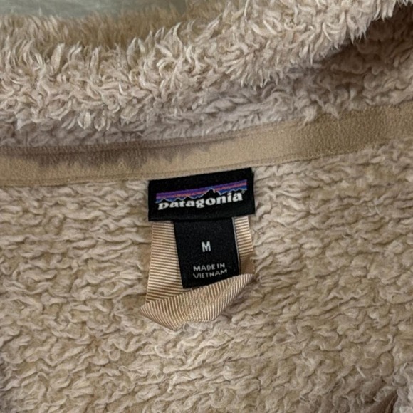 Patagonia Monkey Man Sherpa Fleece Pullover | Beige | Medium - Picture 3 of 5